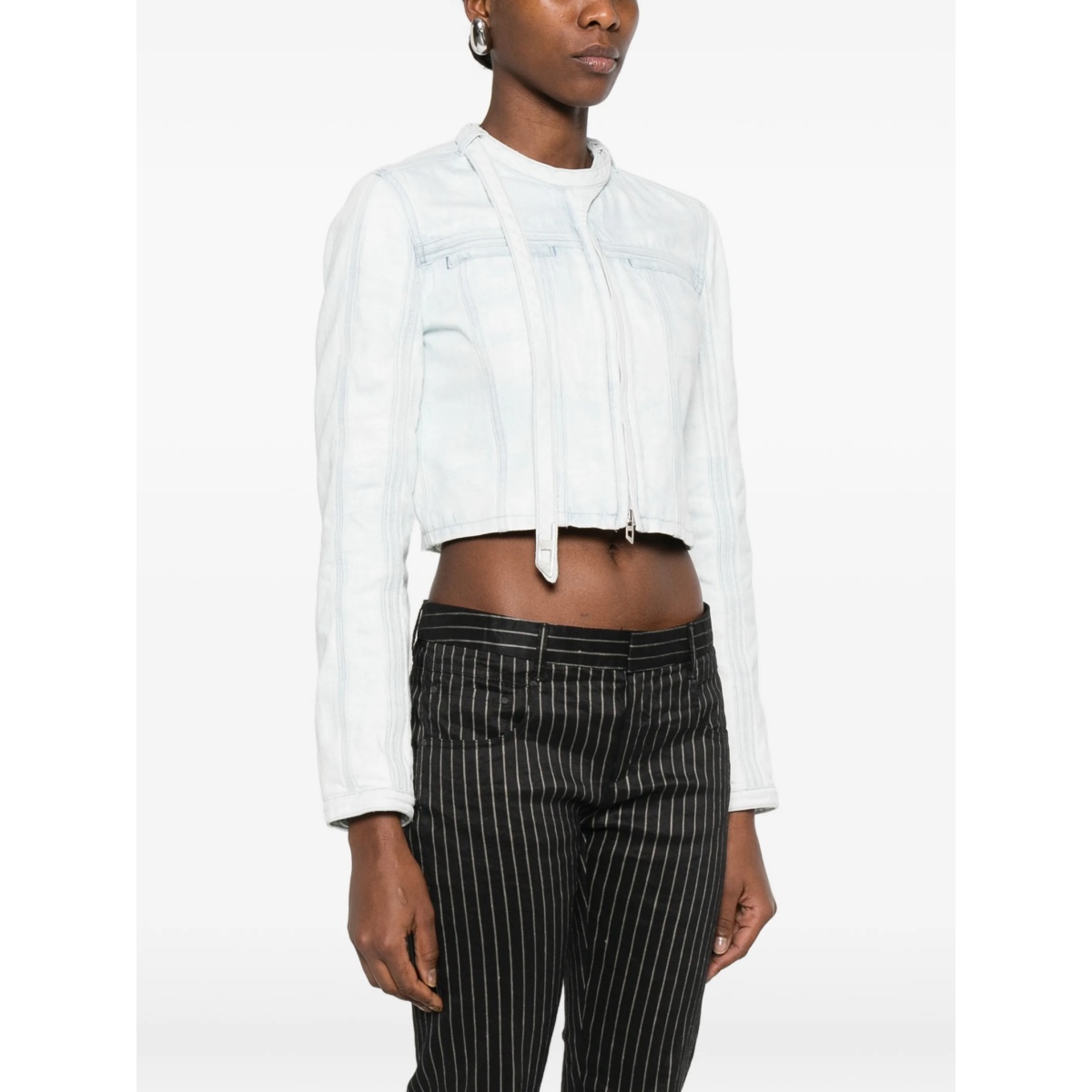 zip denim jacket - Img 3