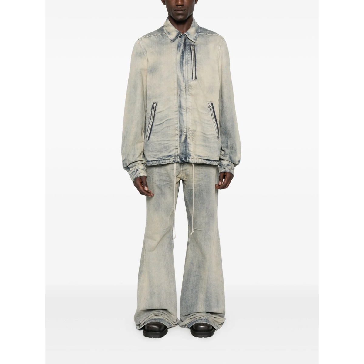 zip-fastening drawstring jacket - Img 2