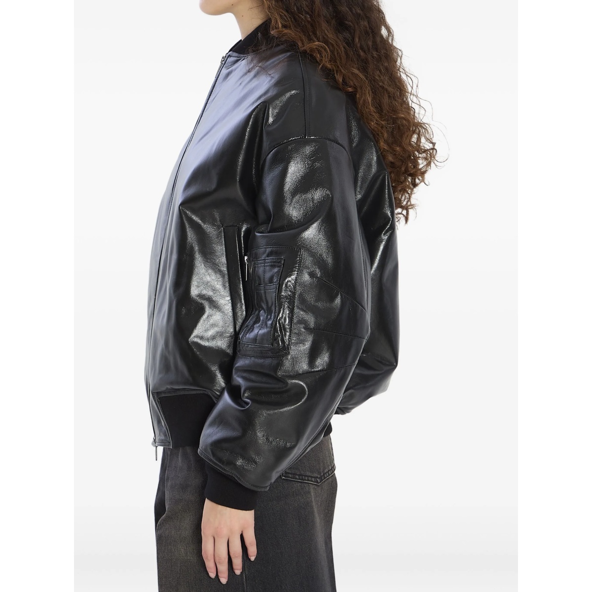 zip-front bomber jacket - Img 3