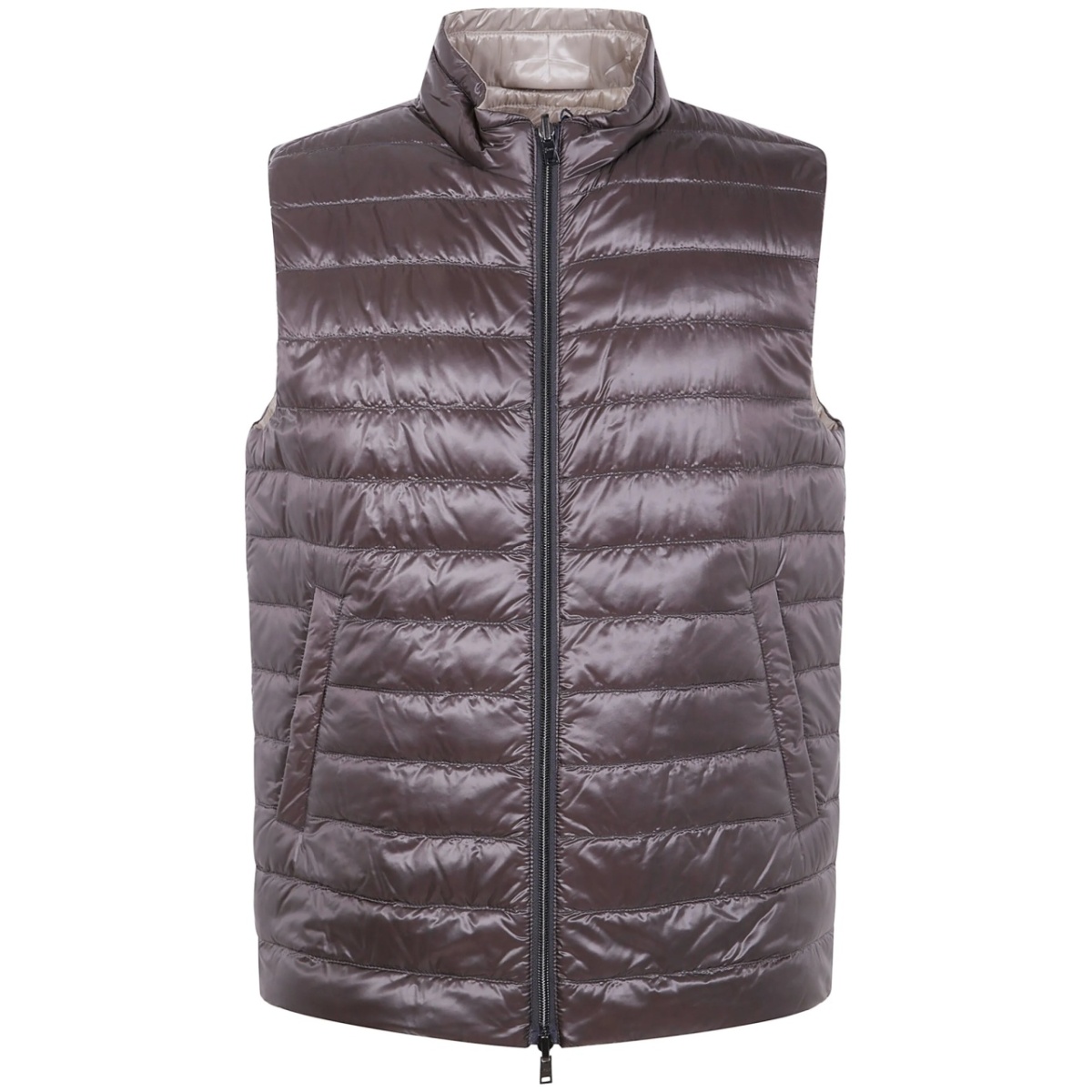 zip-up gilet