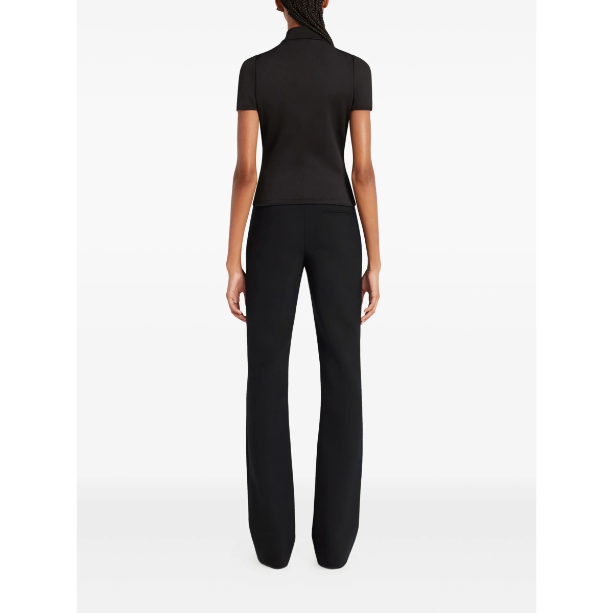 zip-up short-sleeve top - Img 4