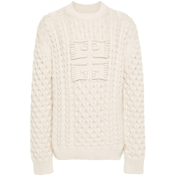4G cable-knit jumper