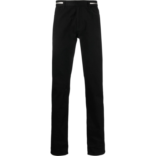 4G chain-embellished skinny jeans