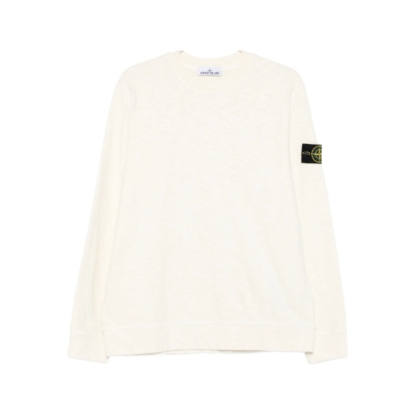 6100053 patch-pocket cotton sweater