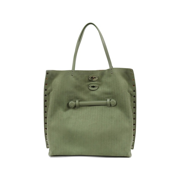 A' SPASSO® studded-embellishment tote bag