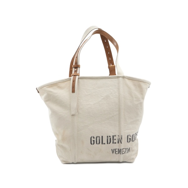 adjustable-handle print canvas tote bag