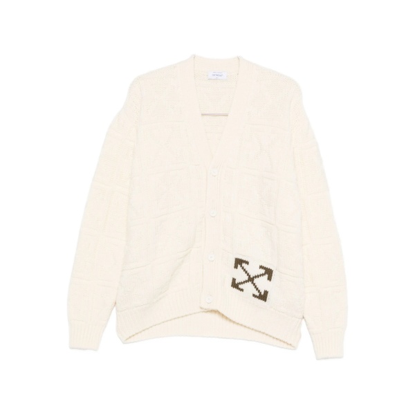 Arrows-motif cardigan