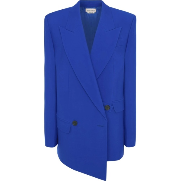 asymmetric double-breasted blazer