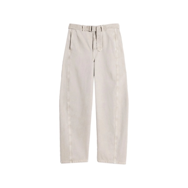 belt seam trousers