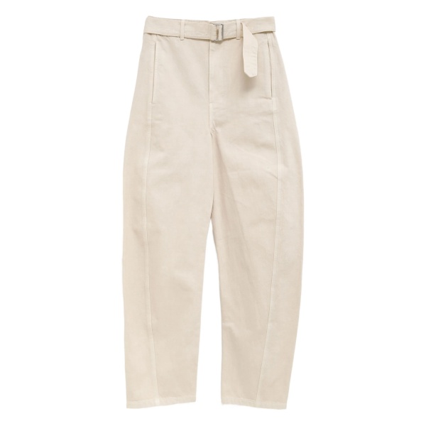 belted panel trousers