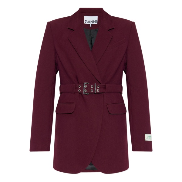belted-waist blazer
