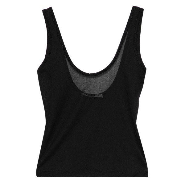 Blade scoop-neck tank top