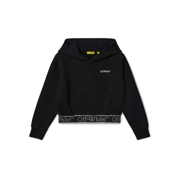 Bookish Logo Band cropped hoodie