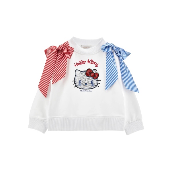 bow-detail embellished sweatshirt