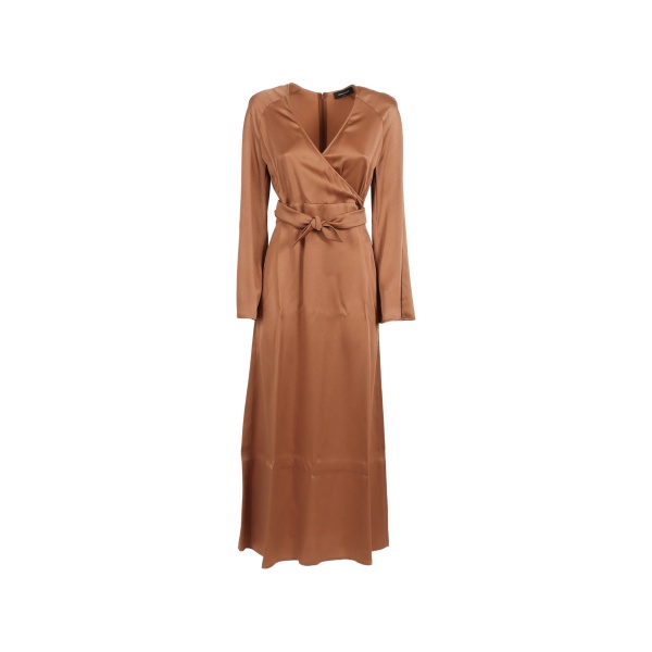 brown maxi dress