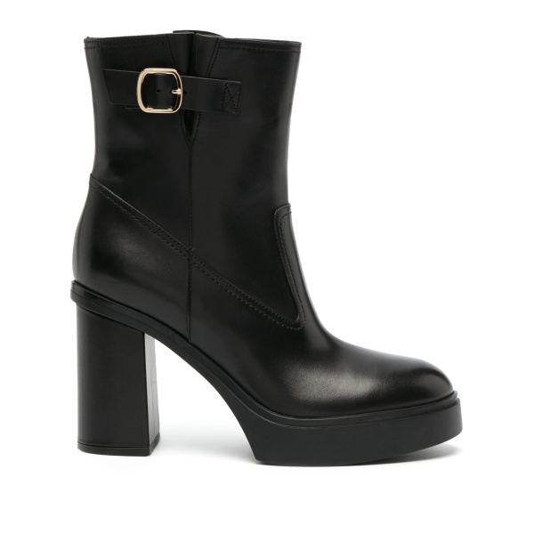 buckle-detail 11mm leather boots