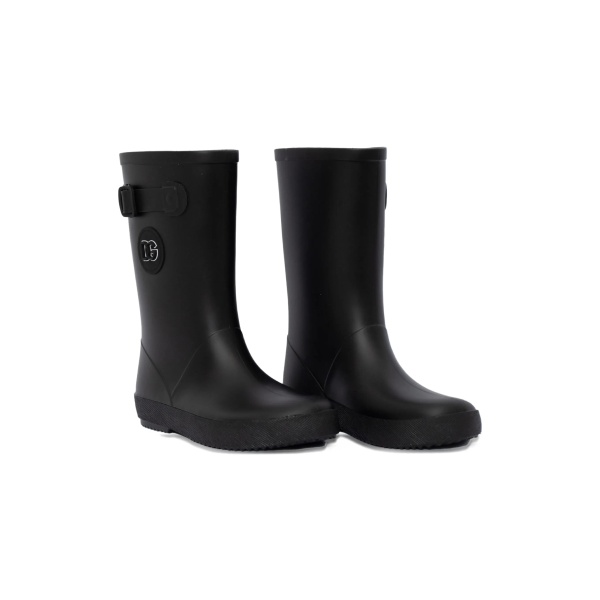 buckle-fastening logo rain boots