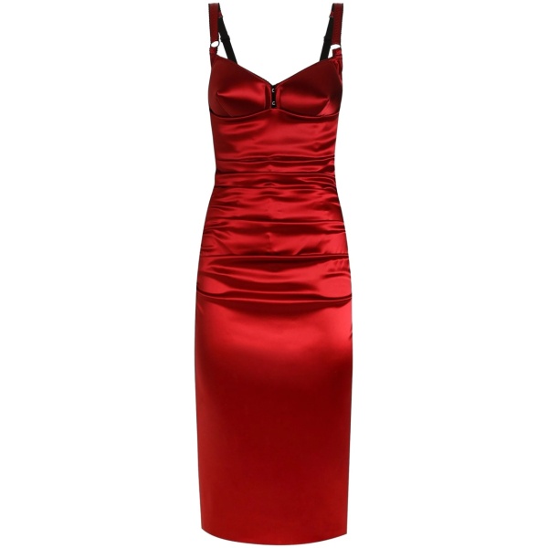 bustier midi dress