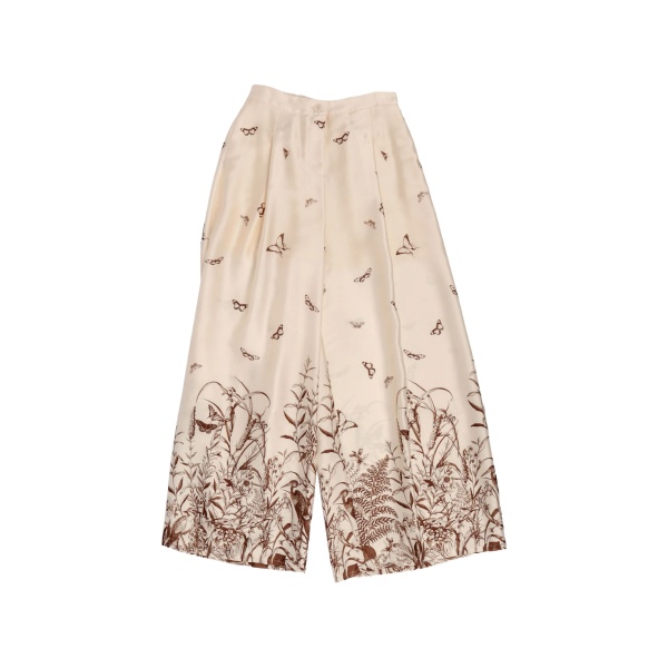 butterfly floral trousers