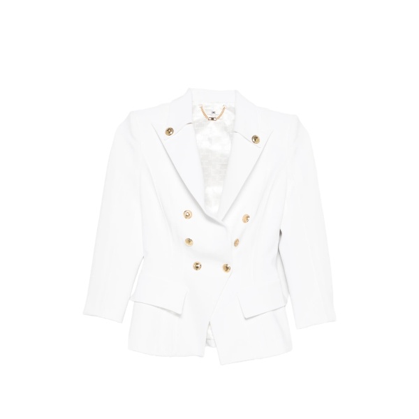 button-fastening blazer