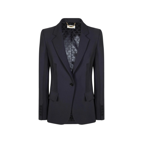 button single-breasted blazer