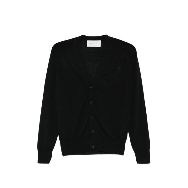 button V-neck cardigan