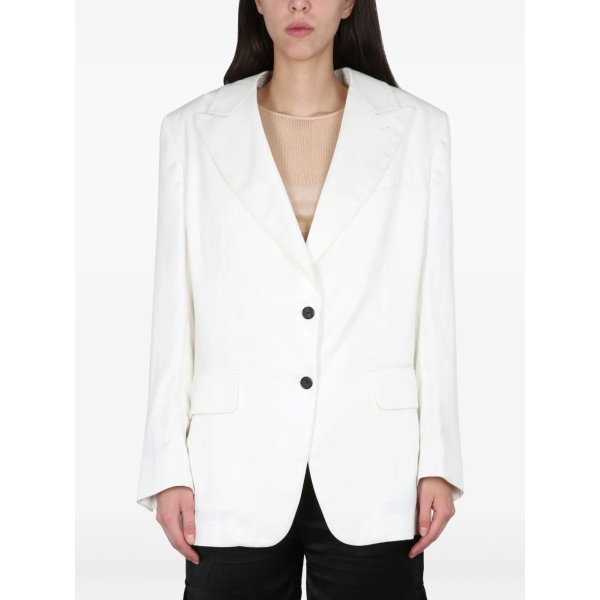 buttoned blazer