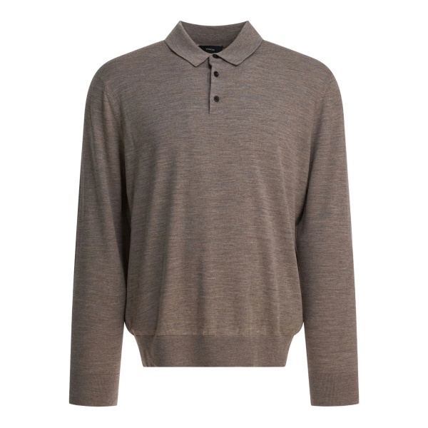 buttoned polo shirt