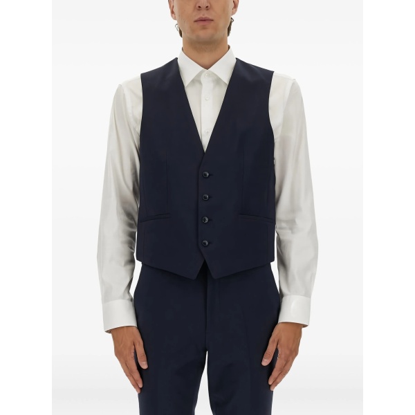 buttoned waistcoat