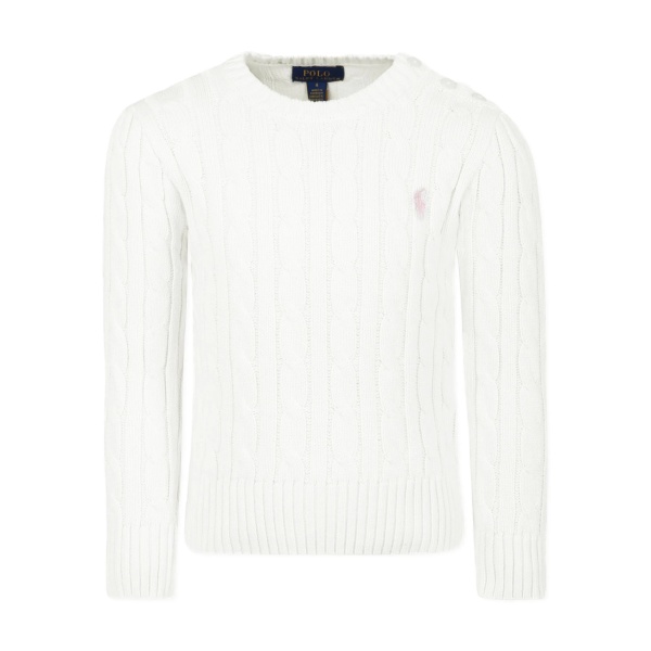 cable-knit sweater
