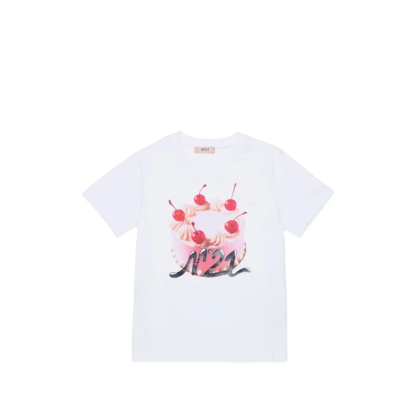 cake print T-shirt