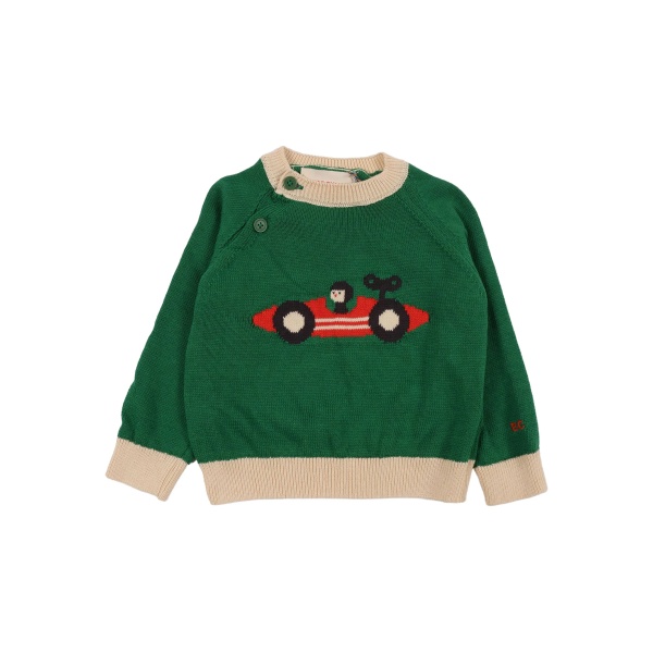 car-embroidery sweater