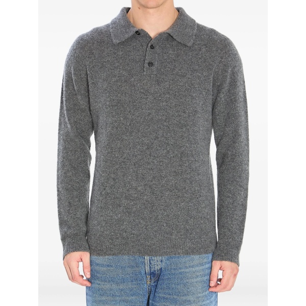 cashmere blend polo shirt