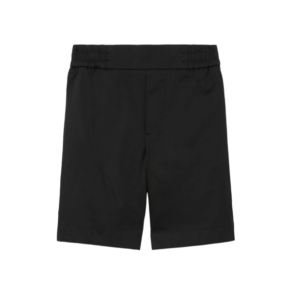 check-print panelled shorts