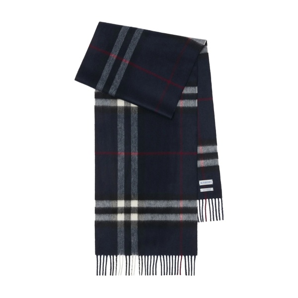 checked cashmere scarf