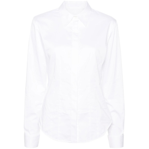 classic-collar poplin shirt