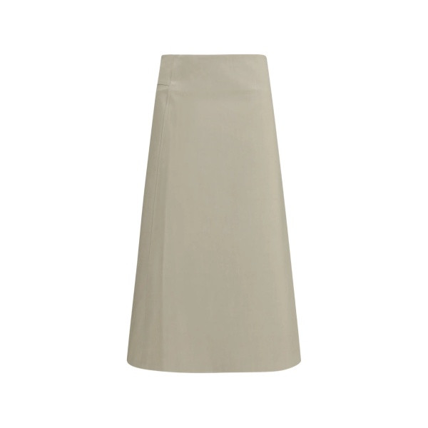 cotton A-line skirt