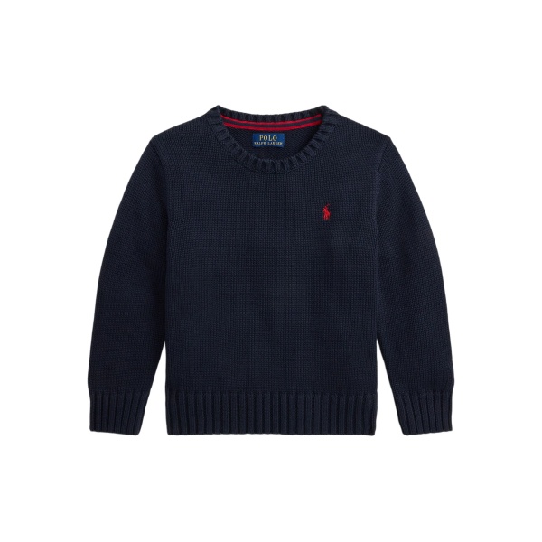cotton crew-neck sweater