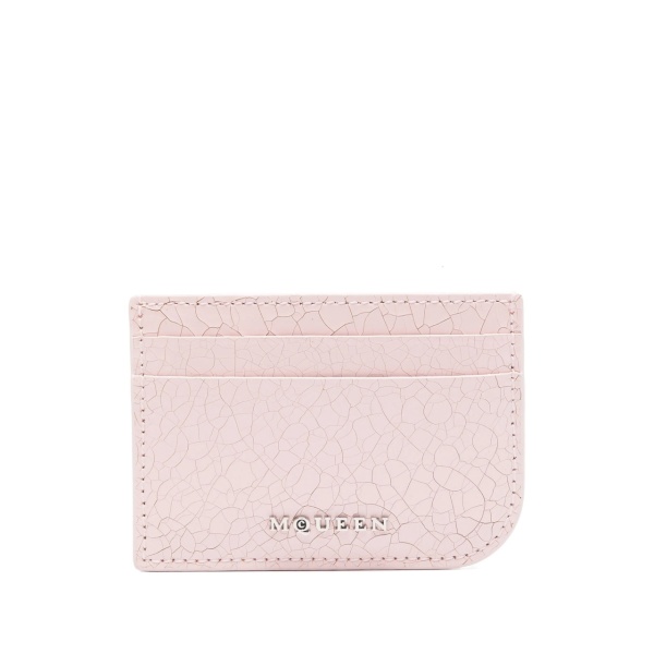 cracked-effect cardholder