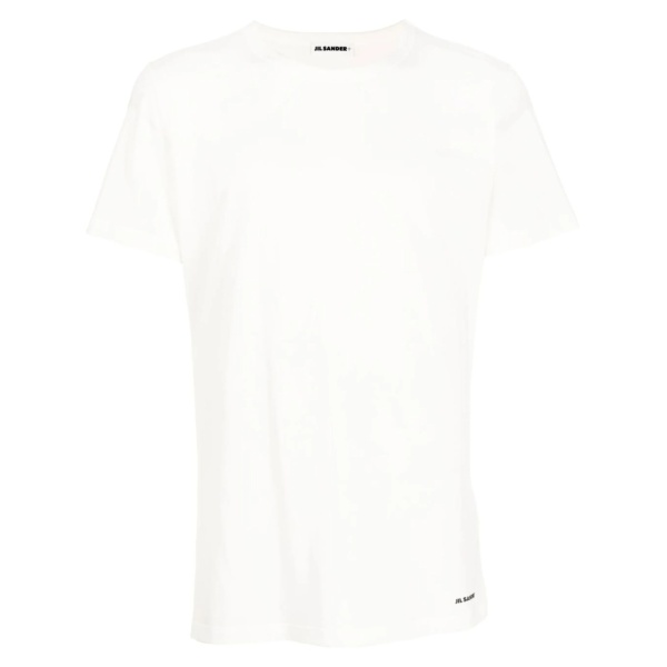 crew-neck fitted T-shirt