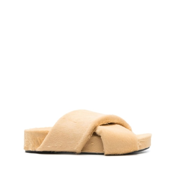crossover-strap detail sandals