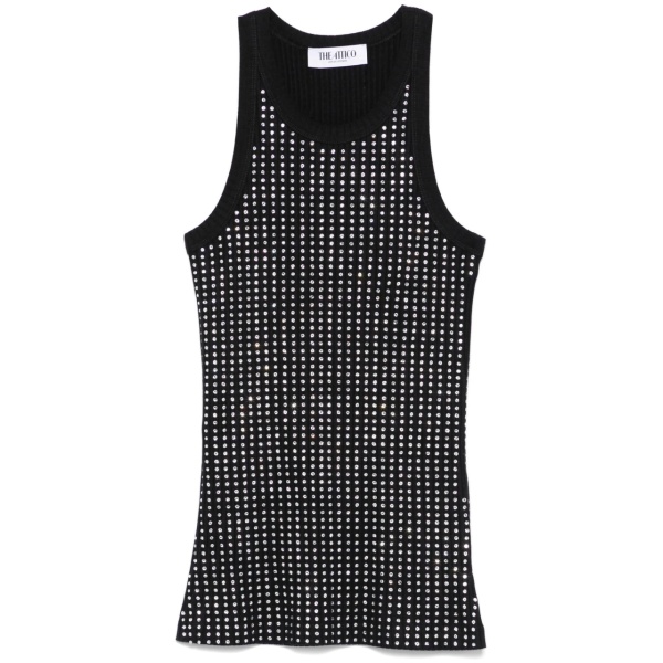 crystal-embellished tank top