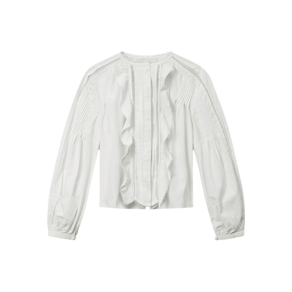 Cubraly ruffled lace shirt