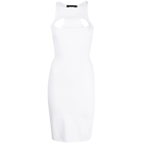 cut-out knitted dress