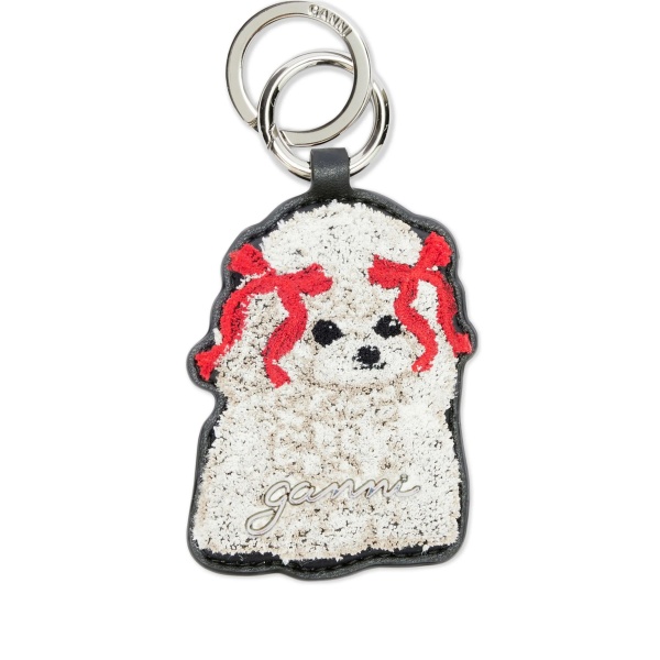 dog bow keyring