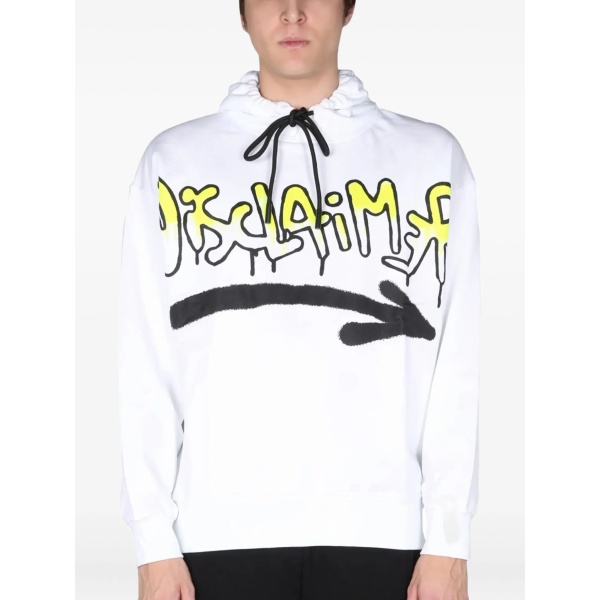 drawstring graphic hoodie