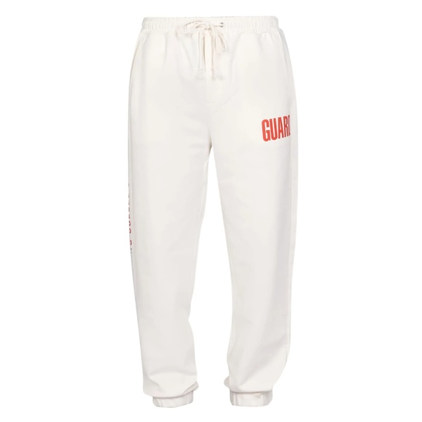 drawstring graphic pants