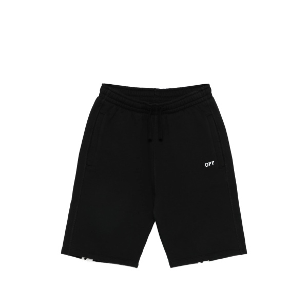 drawstring graphic-print shorts