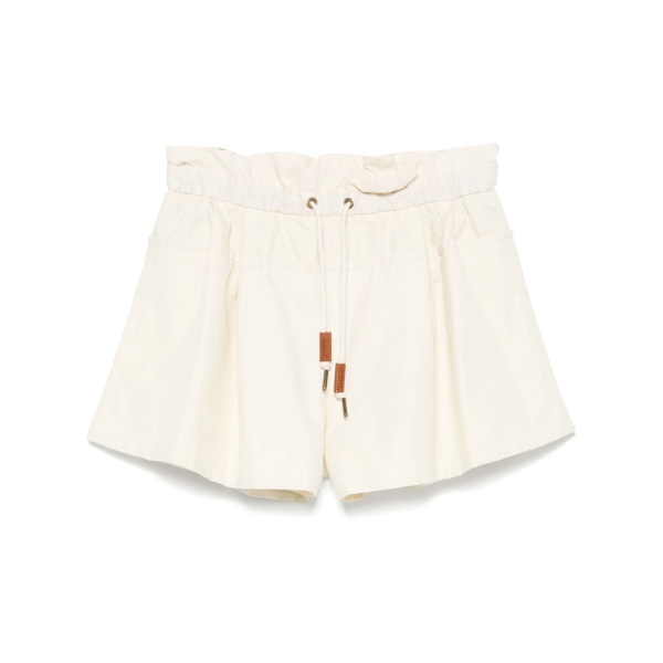 drawstring-waist shorts