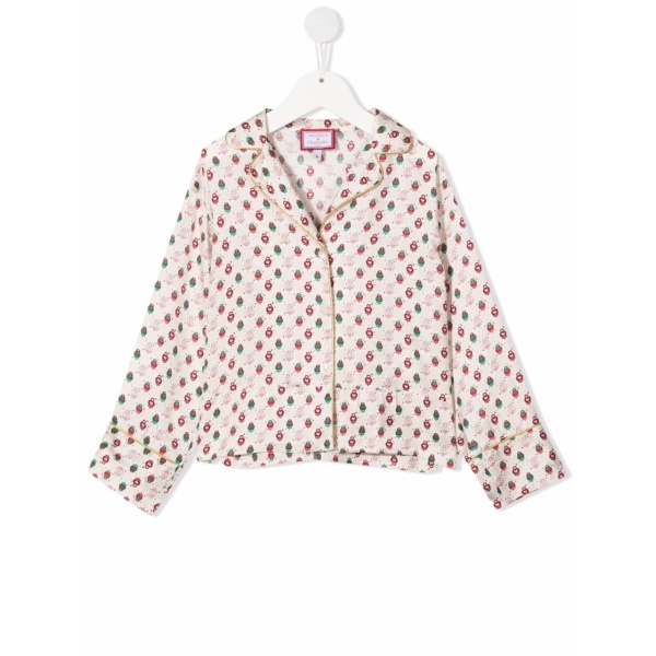 embroidered button-down shirt